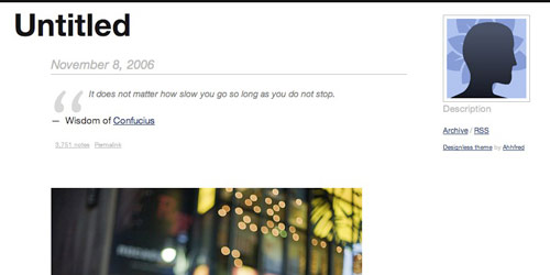 Designless Theme